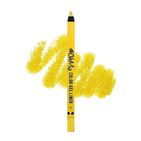 Lamel OhMy Color Gel Eyeliner Pencil - Long Lasting, Waterproof Eyeliner - Vibrant Colored Eyeliner, Highly-Pigmented - Yellow eyeliner...