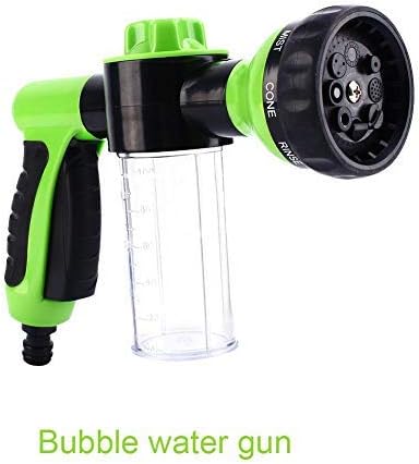 Car Foam Cannon Hose Sprayer Dispenser, Blaster Wash Gun, 8 Watering Patterns, Cars Washing, Cleaning Pets, Shower, Plants Watering Supplie...