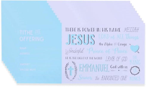 Cash Envelopes For Tithes And Offering Church Supplies Pack of 100 - Tithe Offering Envelopes for Church Fits Cash & Coins Envelopes Checks Swanso...