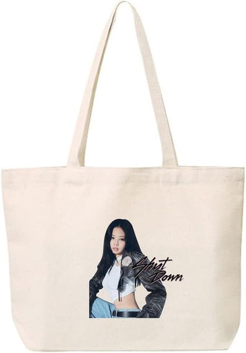 Kpop Merchandise Canvas Shoulder Bag, Hobo Crossbody Handbag Casual Tote for Women Gifts?i?...