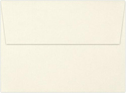LUXPaper A6 Invitation Envelopes | Peel & Press | 4 3/4" x 6 1/2" | Natural Linen | 80lb. Text | 50 Qty...