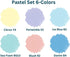 Art Alternatives Illustration Marker, 6-Marker Set, Pastel Colors...