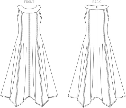Vogue Misses' Petite Fitted Dress Sewing Pattern Kit, Design Code V1878, Sizes 14-16-18-20-22...