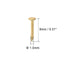 uxcell Small Tiny Hardware Nails Iron 1X8mm(DXL) for DIY Decorative Wooden Boxes Accessories Gold Tone 250pcs...