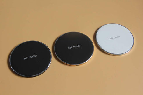 Taidacent Wireless Quick Charger Ultra-Thin Fast Wireless Charger Transmitter Module ST Quick Charging Scheme Universal QI (White Case)......