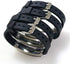 Religious Cross Silicone Sport Bracelet for Men Women Stainless Steel Christian Bible Wristband Bangle Adjustable Bracelet...