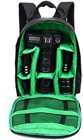 Waterproof SLR/DSLR Camera Backpack Shoulder Bag Travel Case For Canon Nikon Sony Digital Lens (Medium, Green)...