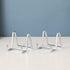 Plate Holder Easel Display Stand - 3 inch Metal Plate Stands for Display - Tabletop Picture Stand - Silver Iron Easels for Display Pictures | Phot...