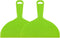 uxcell Putty Scraper 8" Plastic Flexible Putty Knives Disposable Spreader for Taping Drywall Wall Painting Green 2pcs...