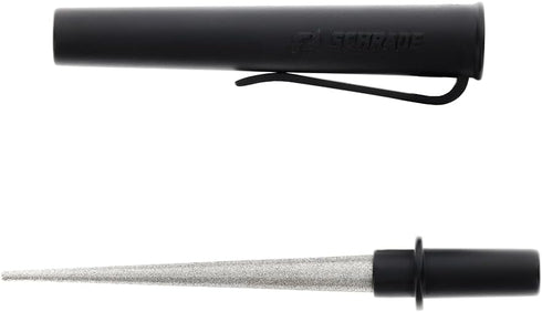 Schrade Delta Class Hone Cone with Diamond Dust Tapered Sharpening Rod , 4.6" for Knife Sharpening and EDC...