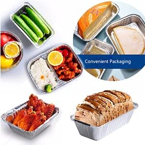 30 Pack 1Lb mini Loaf Pans Heavy Duty Disposable Aluminum Foil Bread Tins Standard Size - 6" X 3.5" X 2.5" Oven Safe Sturdy Small Bread Tin Pans-1...