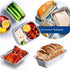 30 Pack 1Lb mini Loaf Pans Heavy Duty Disposable Aluminum Foil Bread Tins Standard Size - 6" X 3.5" X 2.5" Oven Safe Sturdy Small Bread Tin Pans-1...