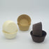 Natural White Coffee Brown Cupcake Liners Standard Greaseproof Paper Baking Cups, 150-Count...