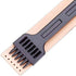 4mm 2/4/6 Claw Tooth Leather Stitching Chisels Round Hole Punching Tool Set for DIY Leather Craft...
