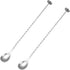 2 Pieces Cocktail Spoon Mixing Spoon Stirring Spoon Iced Tea Spoon Coffee Spoon Long Handle Bar Spoon Stainless Steel Spiral Cocktail Stirrer Coff...