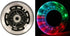L.E.D. Scooter Wheels With Abec 9 Bearings for Razor Scooters 100mm Light Up 2-pack (Black)...
