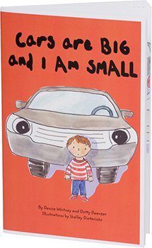 Car Magnet Safe Spot to Stand and Children's Safety Book Combo Pack (Trucks)...