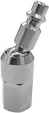 Joywayus 4PCS 1/4" NPT Female Thread Air Plug Industrial Swivel Coupler Steel Chrome Plating Construction...