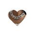 Punk Cuban Link Chain Choker Necklace Lightweight Chunky Necklace Oval Chain Link Necklace Hip Hop Jewelry for Women (Silver)...