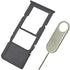Single Sim Card Tray SD Card Holder Replacement for Samsung Galaxy A13 5G SM-A136U A136U1 S136DL USA Version (Black)......