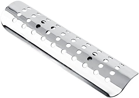 VGEBY Chrome Muffler Pipe Heat Cover Heel Guard (Silver) System Supplies Motorcycle Heat Motorcycle Heat...