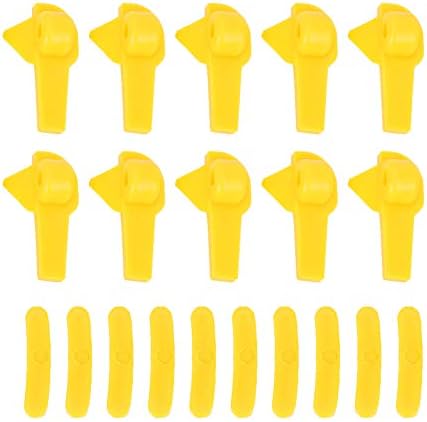 Tire Changer Mount Demount Head, 20pcs Tyre Changer Duck Insert Rim Protector Tire Demount Head Tire Machine Guard Wheel Side Protector for Mount ...