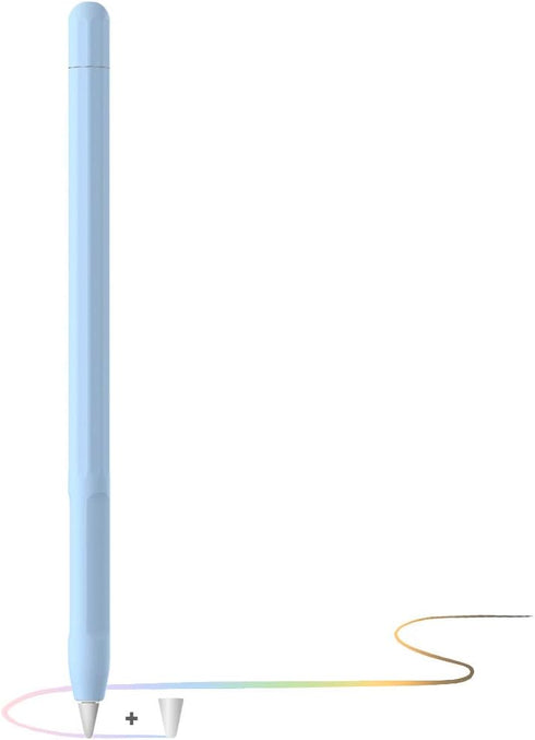 YINVA Case, Grip, Accessories Holder for Apple Pencil 1st Generation, Cover Sleeve with Protective Nib Cover for iPad Pencil(Blue)...