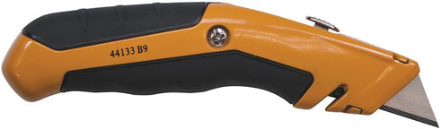 Klein Tools 44133 Heavy Duty Utility Knife, Retractable, Adjustable, with Wire Stripper, Klein-Kurve Handle...