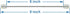 NECABLES 2Pack 8 Inch Short Telephone Cord Phone Cable Wall Phone Cord for Landline RJ11 6P4C Male to Male...