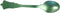 Sabre Old Fashion Teaspoon, Garden Green...