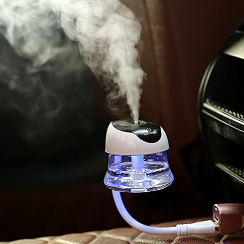 Car Diffuser Humidifier Aromatherapy Diffuser USB Cool Mist Mini Portable Diffuser for Car Home Office Bedroom Update Version(Black)...