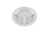 G.E.T. ?CP-530-W-EC Heavy-Duty 3 Compartment Plastic Divided Compartment Plates, Deep Sided, 9", White (Set of 4)...