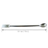 8pcs Stainless Steel Laboratory Micro Spoon Reagent Scoop Laboratory Mixing Spatula Set for Deep Bottles and Jars Silver...