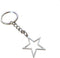Silver Hollow Star Keychain Pendant Keyring Long Distance Friendship Jewelry for Men Women...