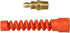 Coilhose Pneumatics PRM0404SRQ Reusable Strain Relief Fitting For 1/4-Inch Flexeel (R) Air Hose, 1/4-Inch MPT Rigid...