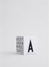 Design Letters Coffee Mug Initial A-Z | Monogram Christmas Coffee Mug for Men, Women | 11 oz Porcelain Mugs | Thanksgiving cup, Christmas gifts fo...