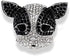 Fashion Cartoon Puppy Dog Cute Animal Black and White Dog Brooch Pin Corgi Teddy Bulldog Brooch for Women Girls...