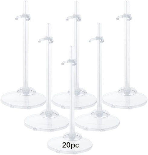 20PCS Doll Holder, Doll Stand Display Holder, Ideal Doll Display Stand Support with Adjustable Waist Clip for 11 to 13 Inch Tall Dolls...