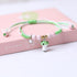 4Pcs Cute Mushroom Anklet Colorful Beaded Bracelets Luck String Rope Chain Braided Bracelet Friendship Jewelry for Women Men...