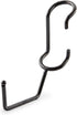 Sunway Tools Shelf Pole Hooks 5-Pack | Utility Hanger Black | Best Solution for Garage Shelving Storage Organization | Use with Metal or Wire Shel...