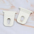 5Pcs for RV Caravan Camper White Awning Clothes Hook Shoes Party Lights Holder Organizer Rack Hanger Outdoor Car Tools...