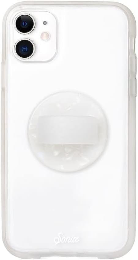 Sonix Silicone Phone Ring - Pearl Tort, White......