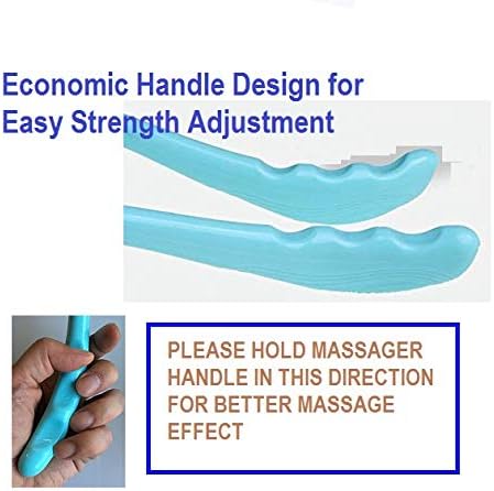 M1212 Shiatsu Neck Massager for Neck and Shoulder with Deep Tissue Trigger Point Manual Self Muscle Massage for Muscle Pain Relief (Simulates Mass...