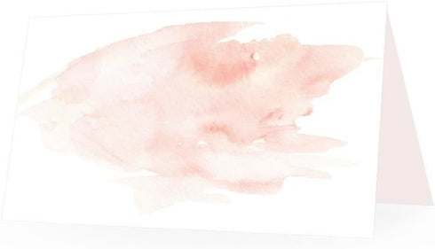 Hadley Designs 25 Pink Tent Table Place Cards for Wedding, Thanksgiving Holiday, Easter Catering Signs Paper, Name Escort Cards for Kids, Folded S...