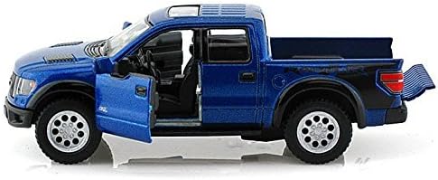 KiNSMART 2013 Ford F-150 SVT Raptor Supercrew 1:46 Scale 5" Die Cast Metal Model Toy Truck (Blue)...