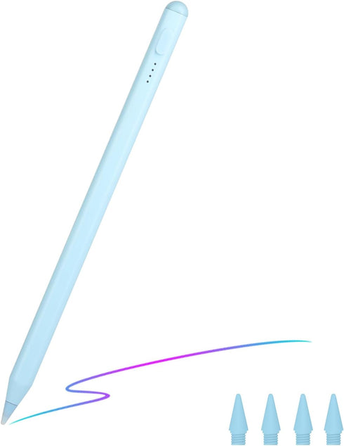 Stylus Pen for iPad, with tilt-Pressure Sensitivity and Multi-Point Anti-False-Touch Function. 20-Minute Fast Charging for 2018-2023 iPad/Mini/Pro...