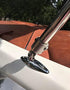 MIZUGIWA Boat Bimini Top Swivel Hinge Deck Quick Release, Swivel Side Mount Hinge 316 Stainless Steel Bimini Top Deck Hinge Marine Hardware with F...