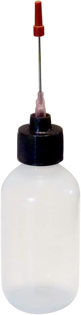 2-2oz Plastic Squeeze Bottles 1.5" Stainless Applicators...