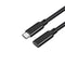 Short USB C Male to Female Extension Cable 1.6FT,Type C USB 3.1 Gen 2 10Gbps Data Transfer 100W Charging Compatible with MacBook Pro,iPad Pro,Swit...