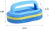 4 Pcs 3-Layer Thick Handheld Pool Cleaning Brush Tool,Cleaner Brush Scrub Kitchen,Bathroom,Tile,Grill,Tub,Car,Wall,Floor(Blue)...